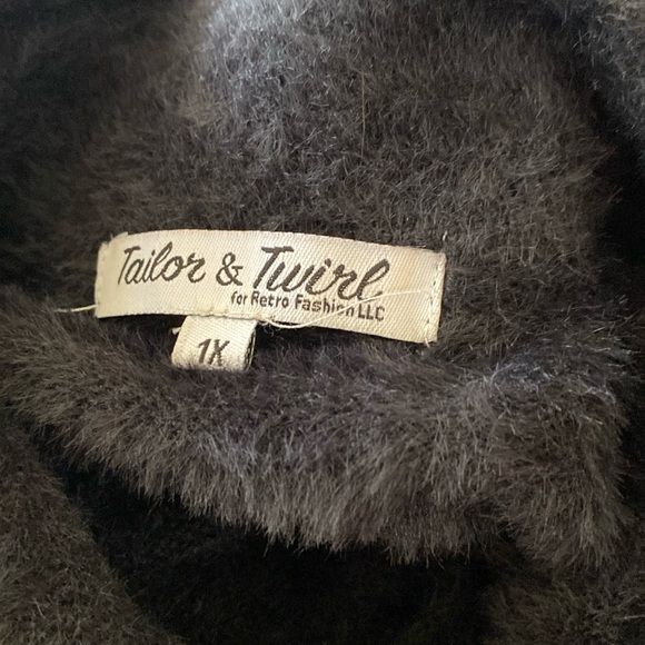 😍 SOLD 🖤 TAILOR and TWIRL for TATYANA PULLOVER SOFT SWEATER PINUP RETRO - Picture 6 of 8